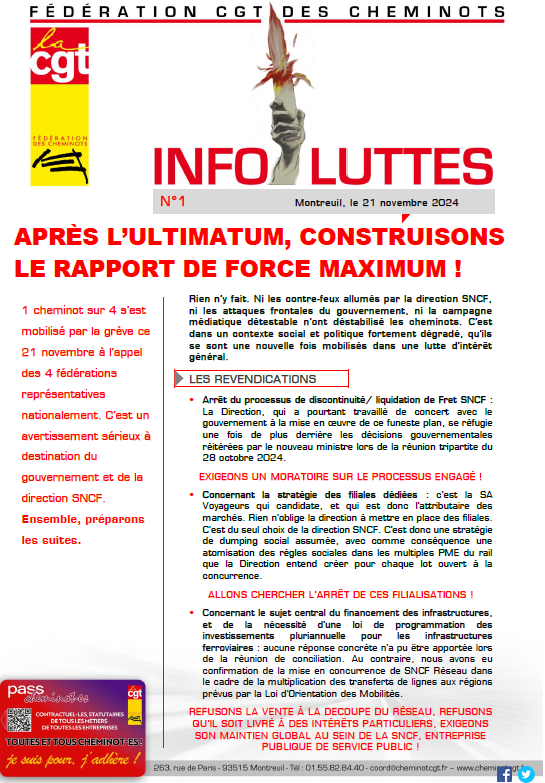 20241121 Info luttes 1 Construisons rapport de force maximum