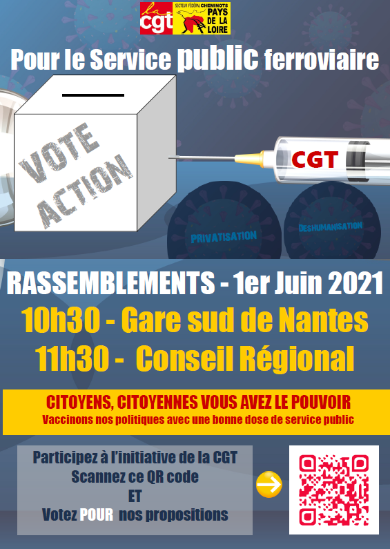 Affiche ACTION RÉGION 1ER JUIN
