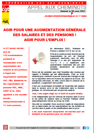 FD Appel a manifestation 17.03