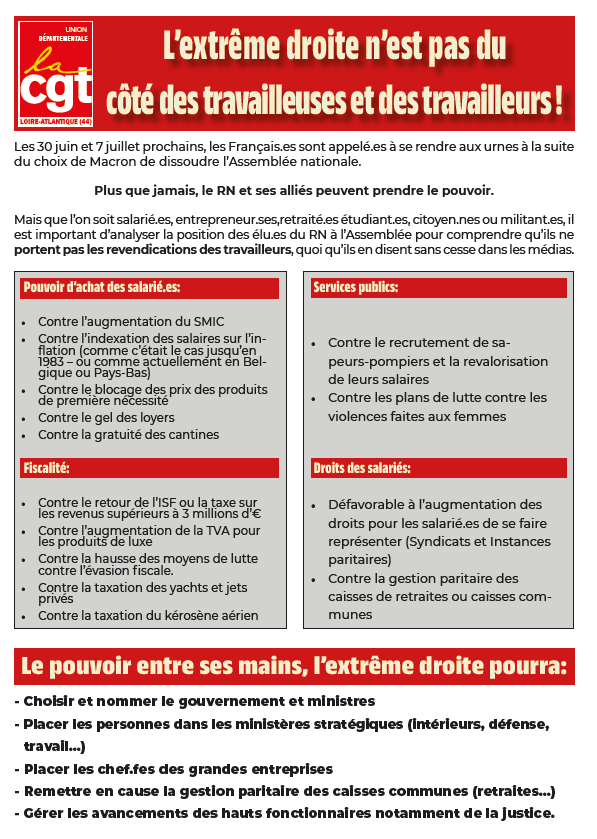 TRACT UD FRONT POPULAIRE 18.06.2024