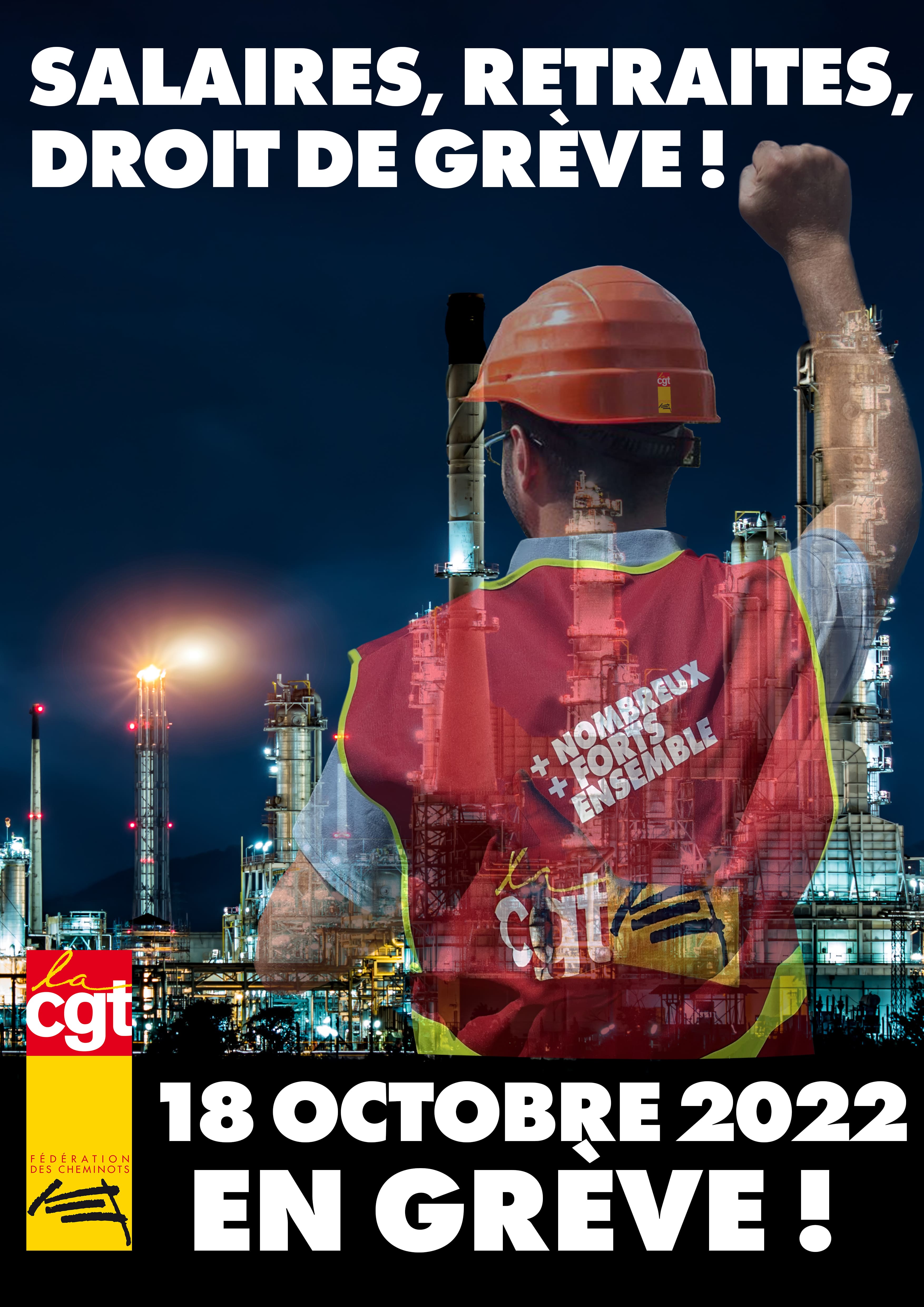 20221018 affiche appel greve