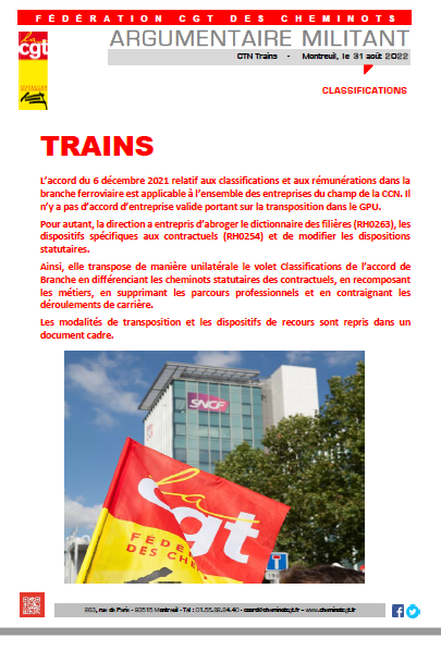 20220818 Argumentaire CTN Trains Classifications