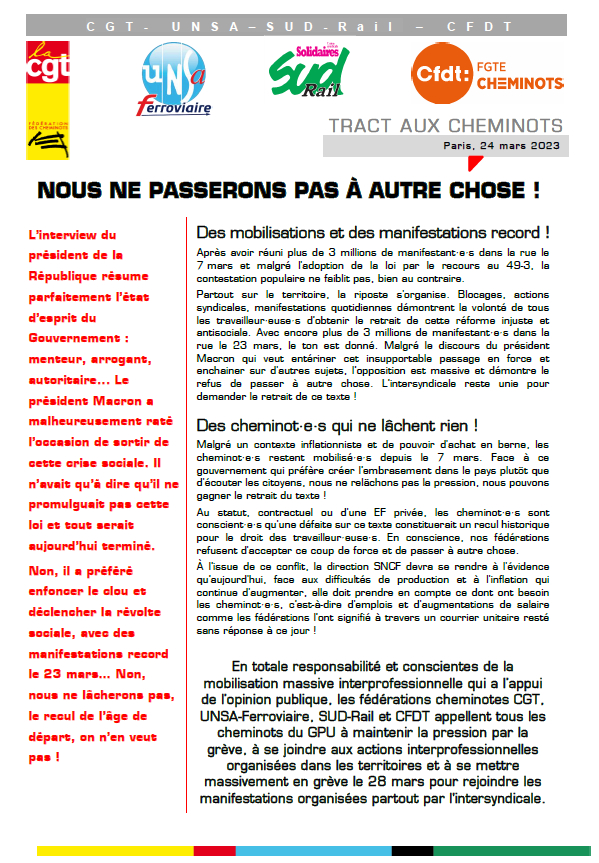 20230324 communiqué unitaire retraites emplois salaires